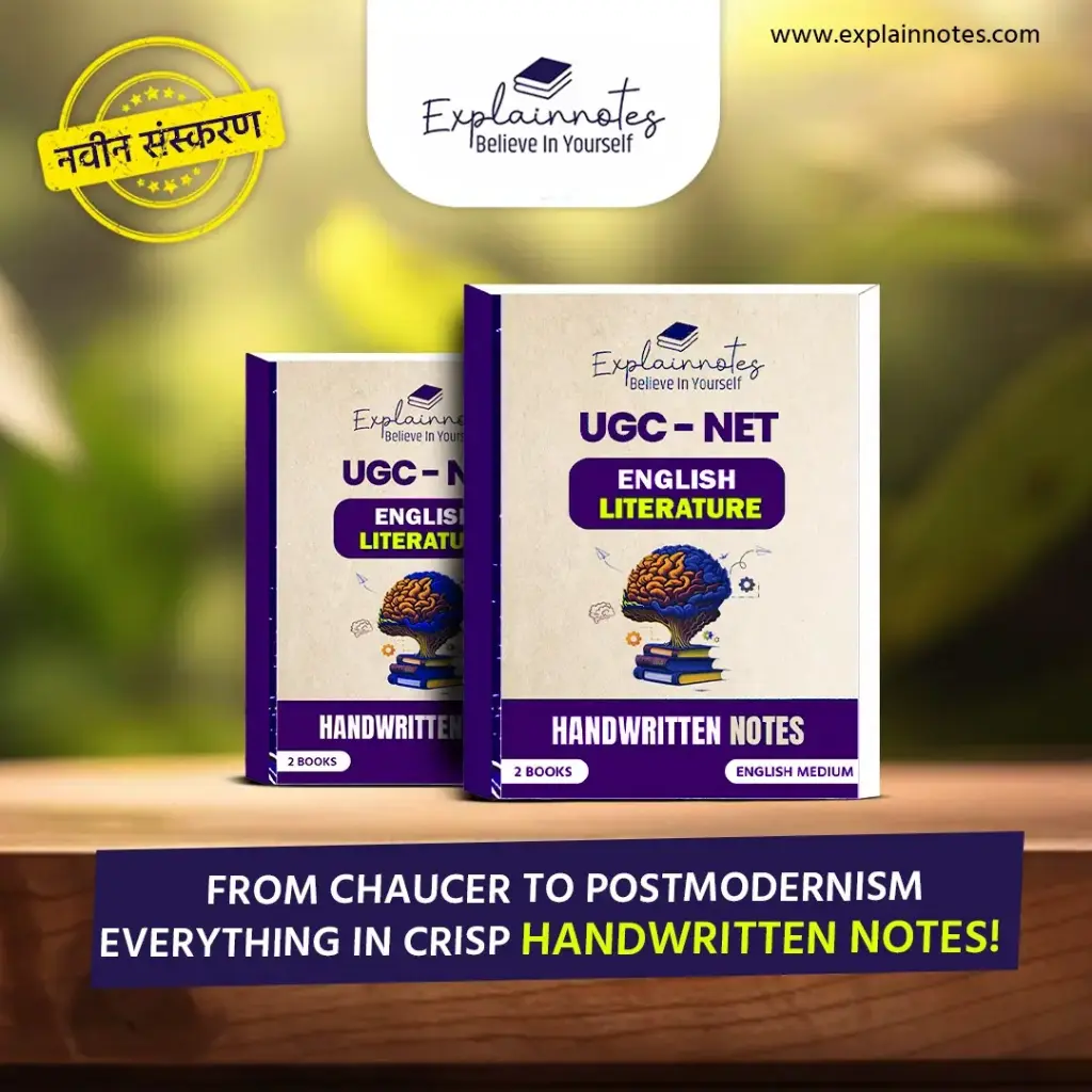 UGC NET paper 2( English literature) - English/ हिन्दी medium handwritten explainnotes letest edition